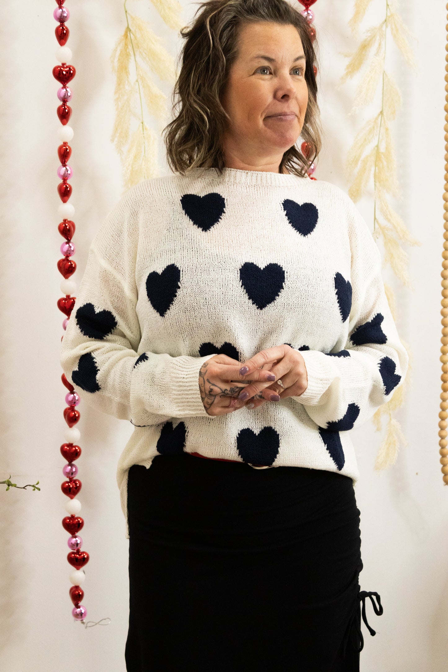 Valentine Heart Sweater | Swank Boutique