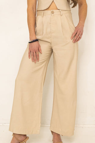 Mia Trouser Stone | Swank Boutique