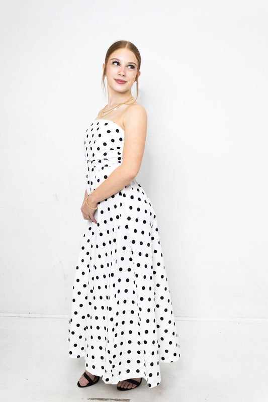 Sofia Polka Dot Dress | Swank Boutique