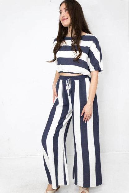Astoria Striped Trousers | Swank Boutique