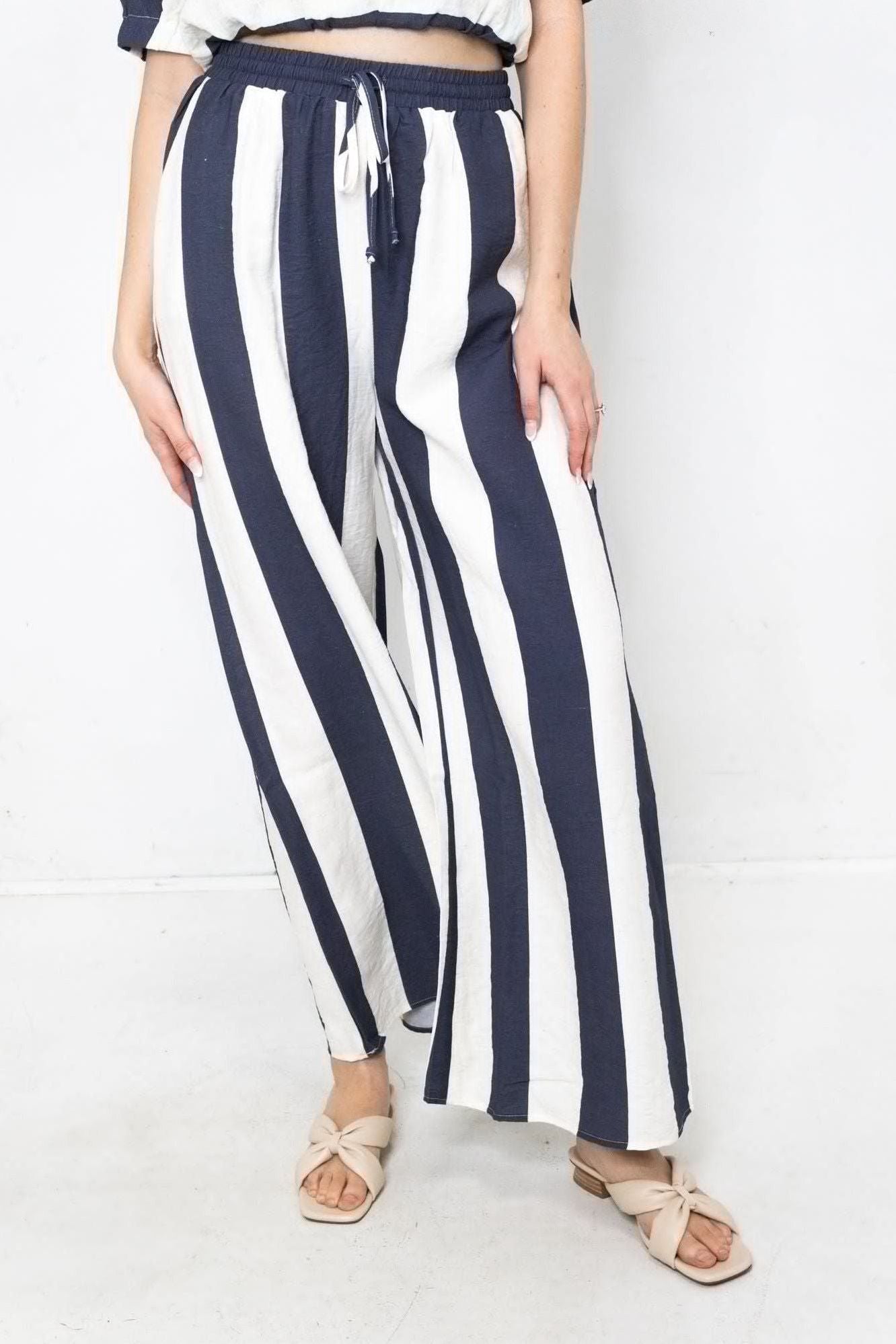 Astoria Striped Trousers | Swank Boutique