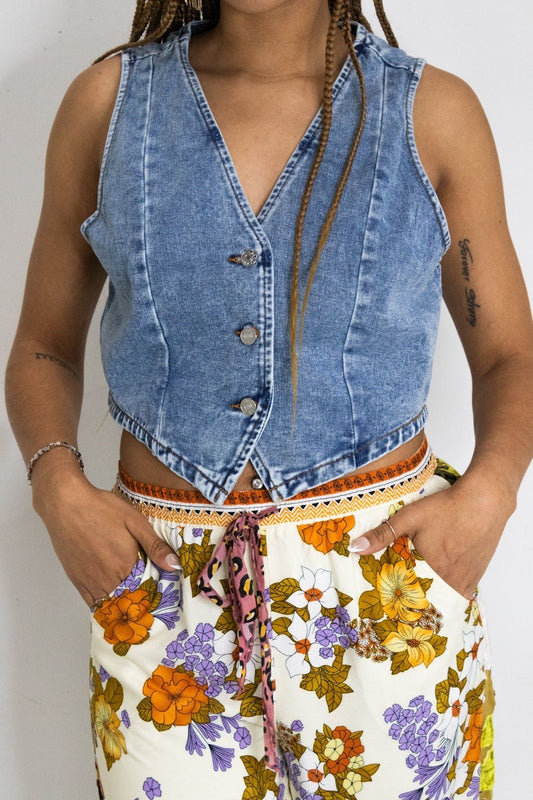 Layla Denim Vest