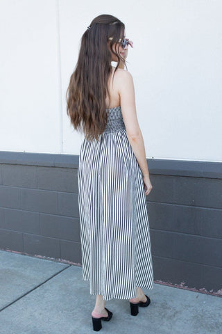 Luna Maxi Dress - Off White | Swank Boutique