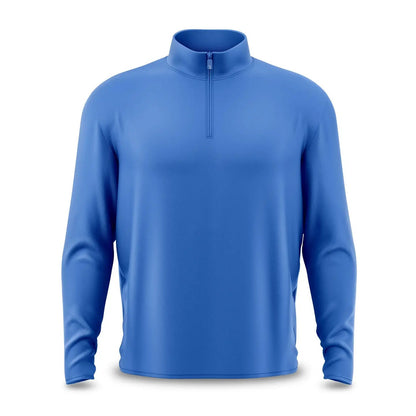 Cooler Blue 1/4 Zip Shirt | Swank Boutique