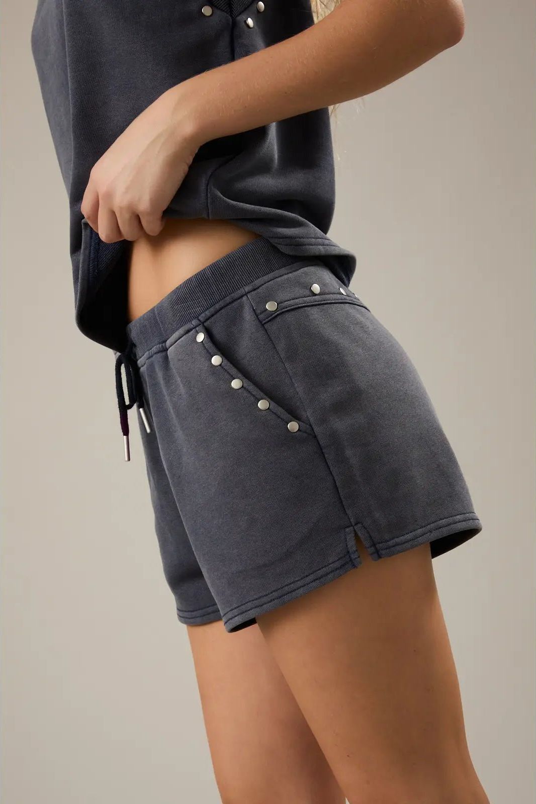 Makayla Studded Shorts | Swank Boutique