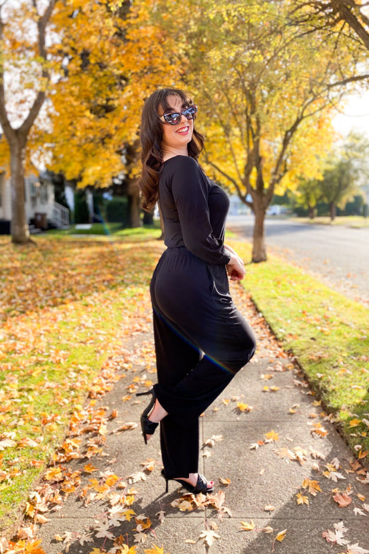 Off The Shoulder Jumpsuit | Swank Boutique