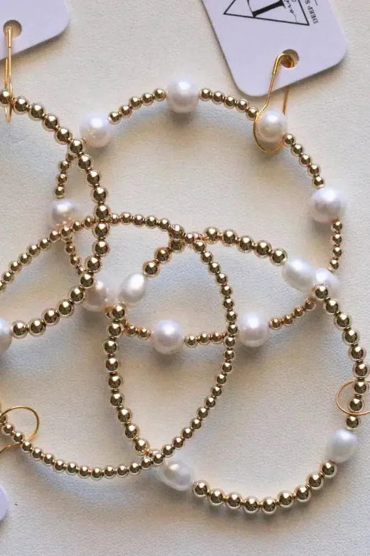 Callie Gold Filled Beaded Bracelet | Swank Boutique