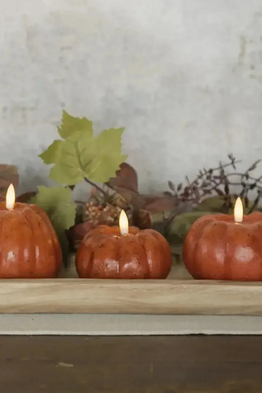 Short Pumpkin Candle - Orange | Swank Boutique