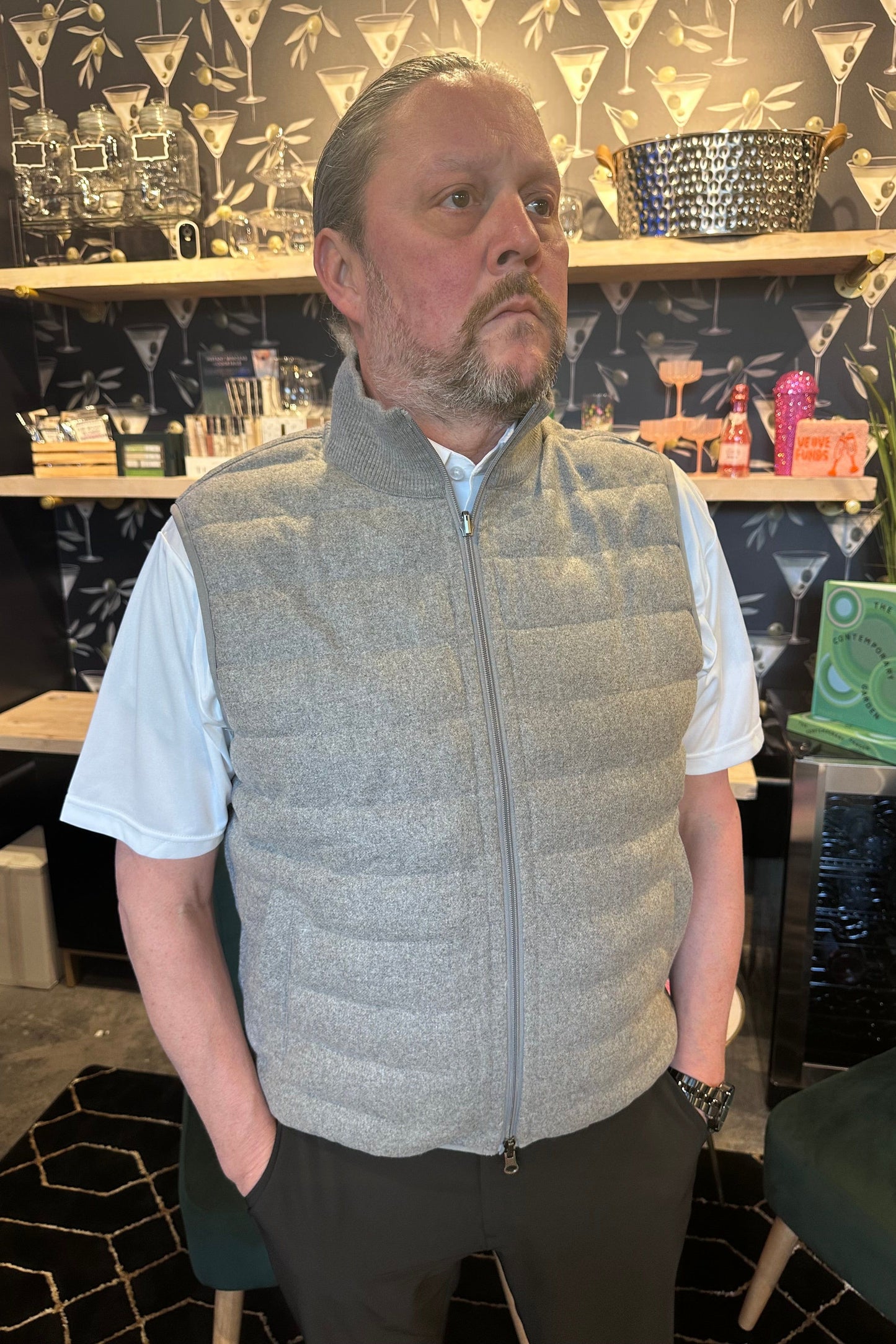 Regent Reversible Quilted Vest | Swank Boutique