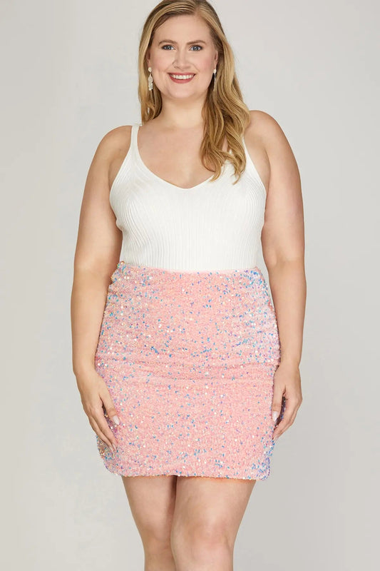 Sequin Skirt | Swank Boutique