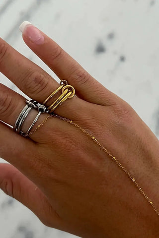 Lydia Ring - Silver | Swank Boutique