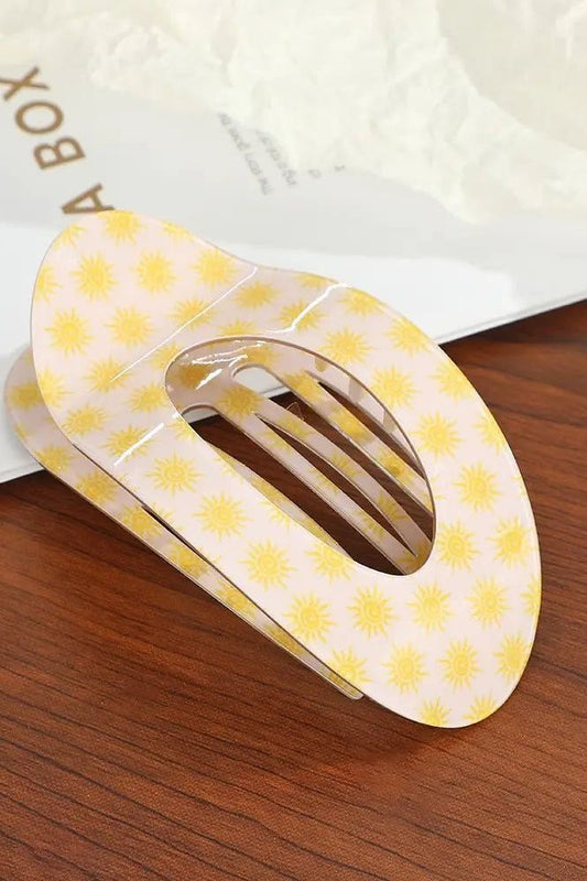 Jumbo Flat Lay Hair Claw - Fish Print (Copy) | Swank Boutique