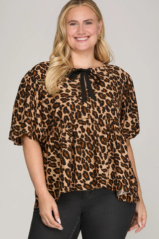 Roxy Leopard Top | Swank Boutique