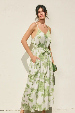 Tide Tales Flared Maxi Dress | Swank Boutique
