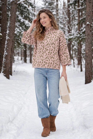 Leopard Sweater | Swank Boutique
