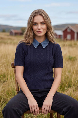 Harlowe Detachable Collar Sweater