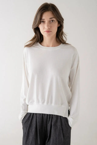 Paula Asymmetrical Hem Sweatshirt | Swank Boutique