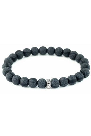 Black Crocodile Beaded Bracelet | Swank Boutique