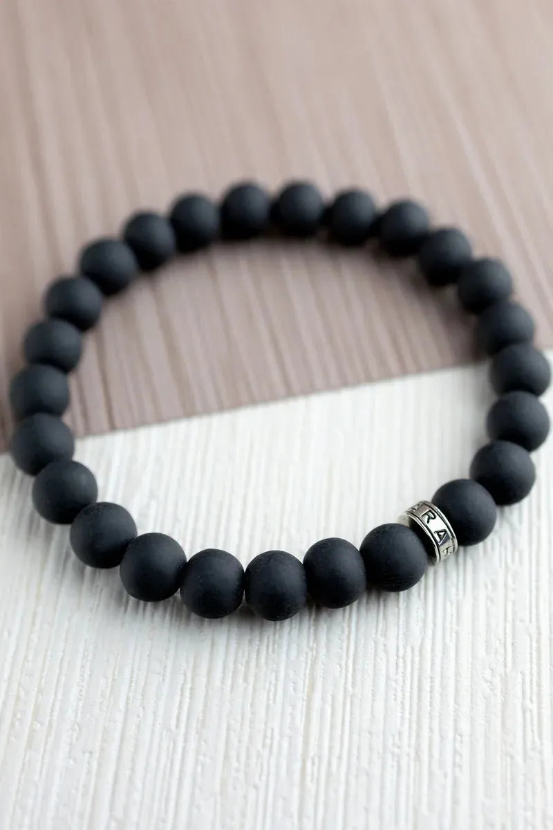 Onyx Beaded Bracelet | Swank Boutique