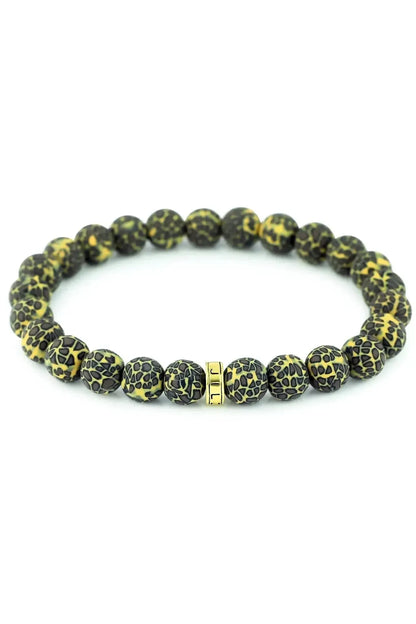 Leopard Beaded Bracelet | Swank Boutique