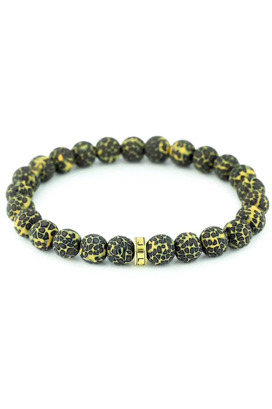 Leopard Beaded Bracelet | Swank Boutique