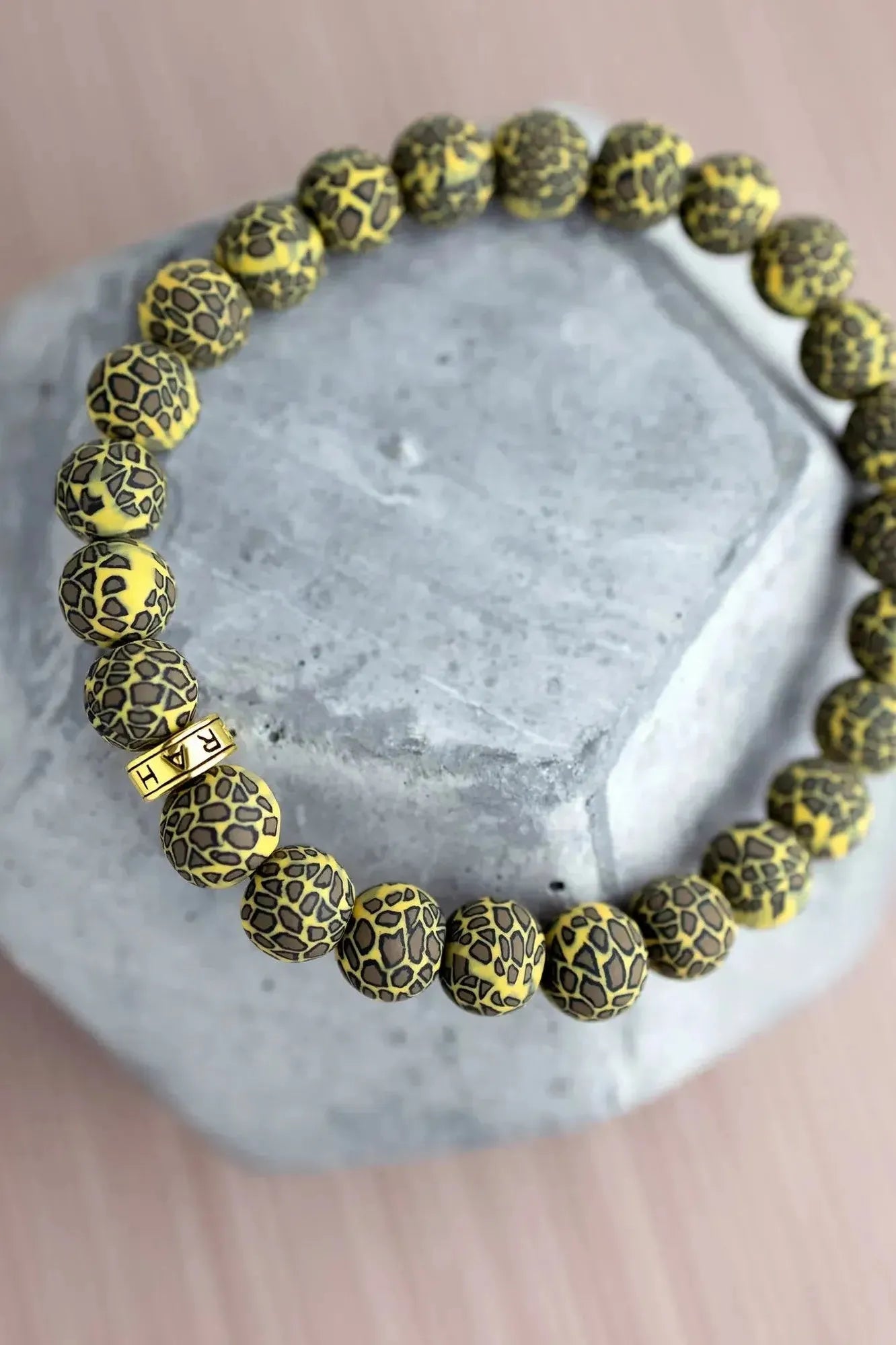 Leopard Beaded Bracelet | Swank Boutique