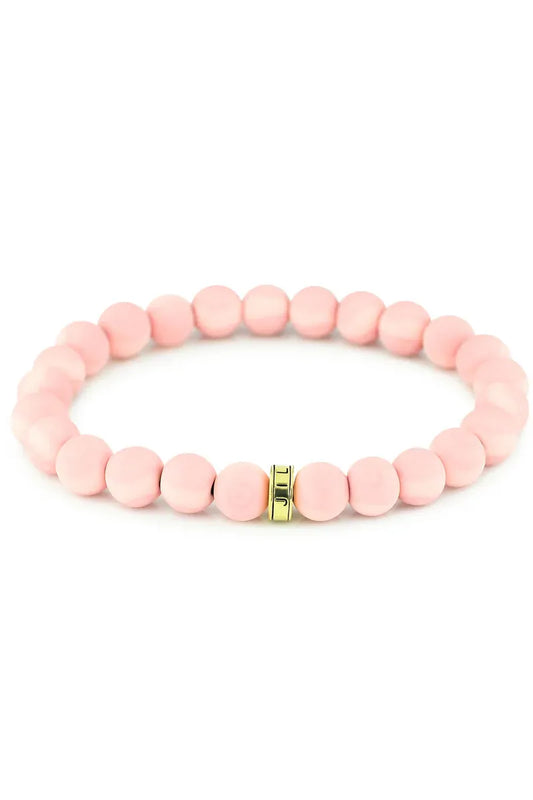 Ivory Fern Beaded Bracelet | Swank Boutique