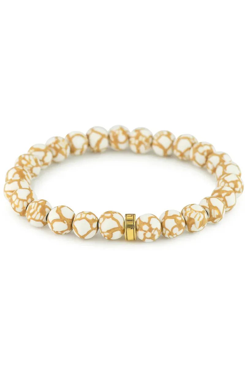 California Gold Beaded Bracelet | Swank Boutique