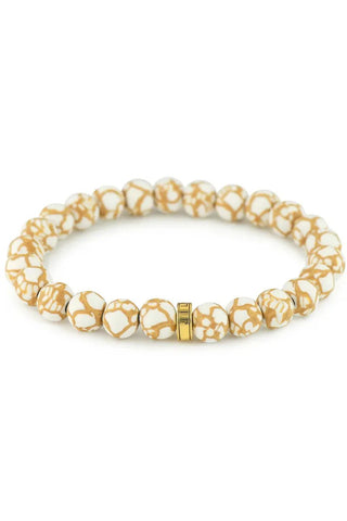 California Gold Beaded Bracelet | Swank Boutique