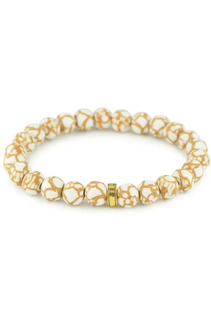 California Gold Beaded Bracelet | Swank Boutique