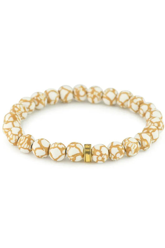 California Gold Beaded Bracelet | Swank Boutique