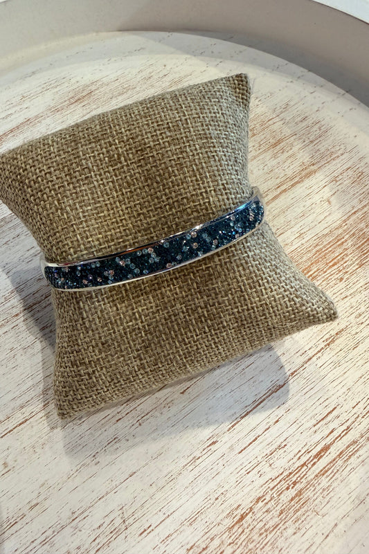 Blue Sparkle Bangle | Swank Boutique
