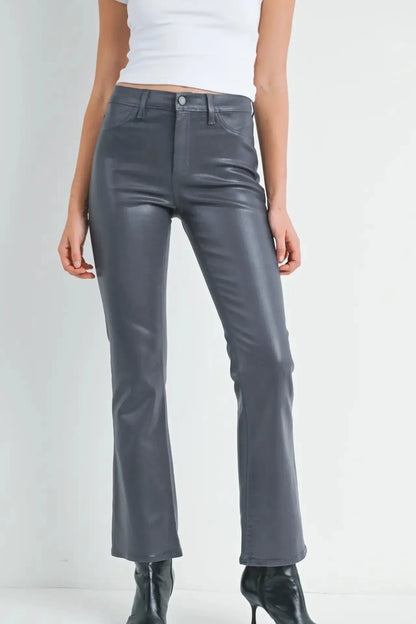 Coated Grey Denim | Swank Boutique