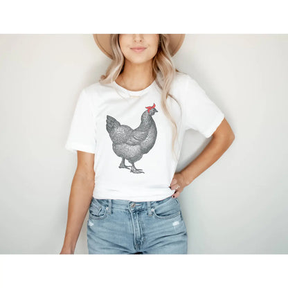 Chicken with Bandana Graphic Tee