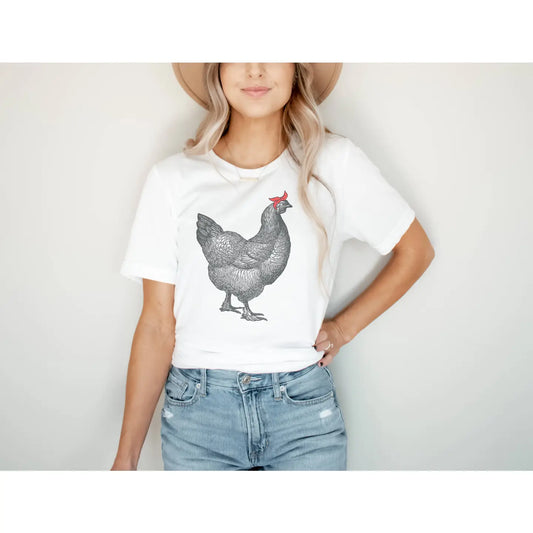 Chicken with Bandana Graphic Tee