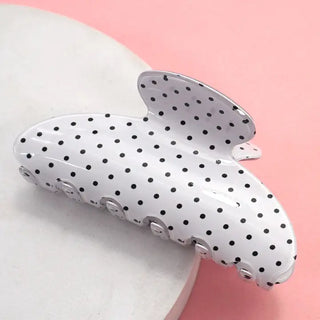 Polka Dot Hair Claw