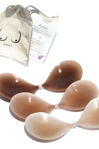 Silicone Stick On Bra - Light Tint