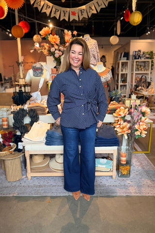 Brooklyn Tie Waist Blouse