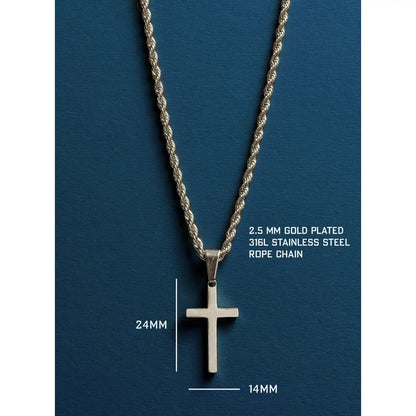 Waterproof Rope Chain Silver (Copy) | Swank Boutique