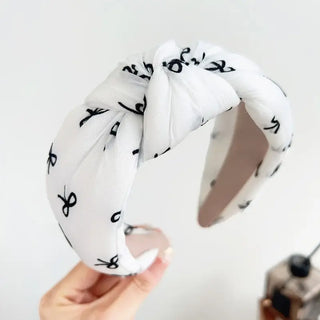Stella Soft Knotted Headband - Black (Copy) | Swank Boutique