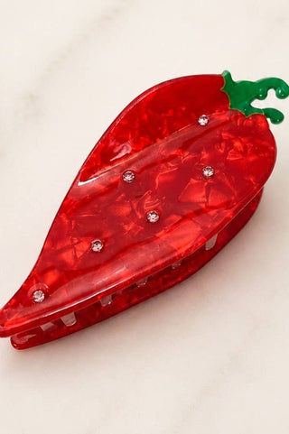 Chili Pepper Hair Claw