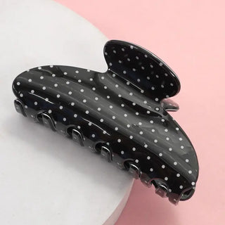 Polka Dot Hair Claw