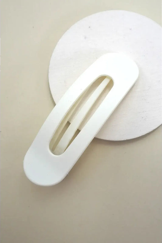 Oval Flat Lay Hair Claw