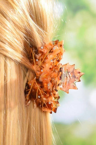 Jumbo Fall Leaf Hair Claw