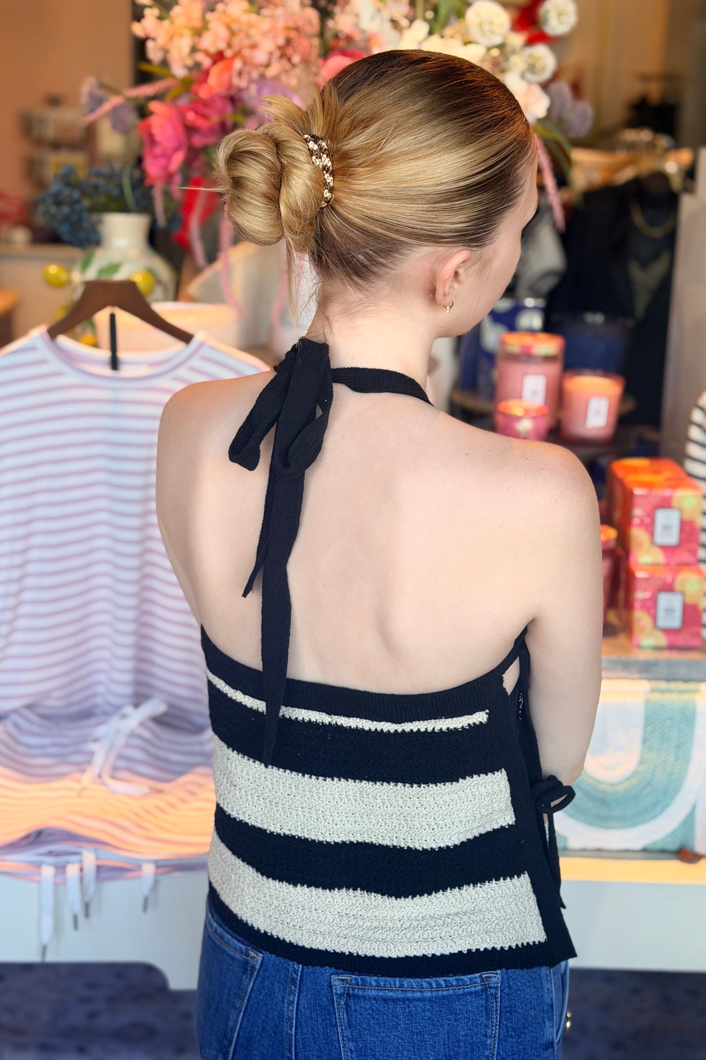 Crochet Knit Tank | Swank Boutique