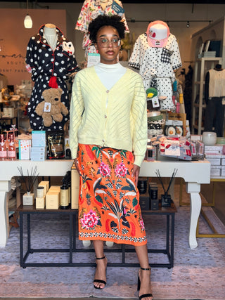 Yellow Cardigan | Swank Boutique