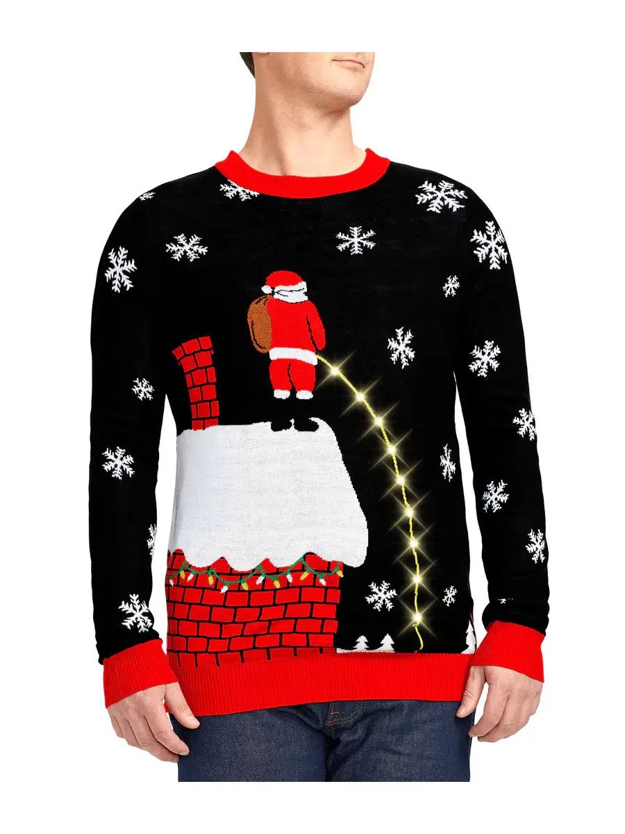 Leaky Roof Men's Christmas Sweater | Swank Boutique