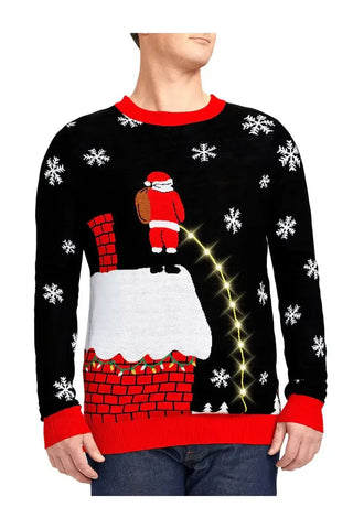 Leaky Roof Men's Christmas Sweater | Swank Boutique