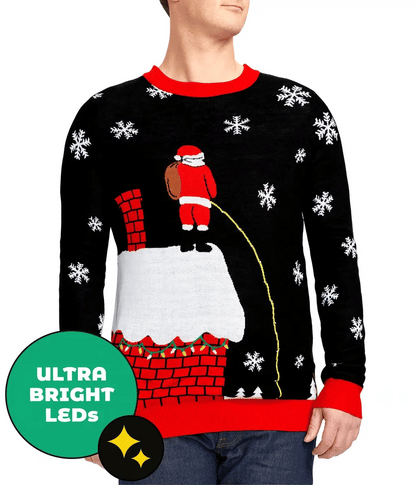 Leaky Roof Men's Christmas Sweater | Swank Boutique