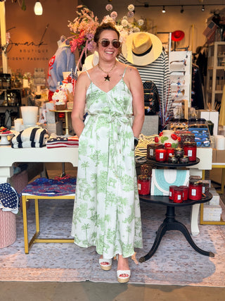 Tide Tales Flared Maxi Dress